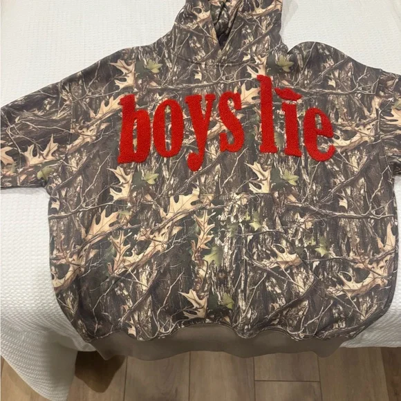 Boys Lie MANHUNT RACER HOODIE XS/S - Picture 3 of 4
